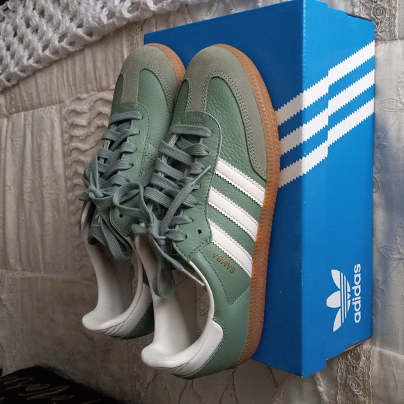 adidas Shoes - Adidas Samba OG Olive Green Sneakers Sz 7.5